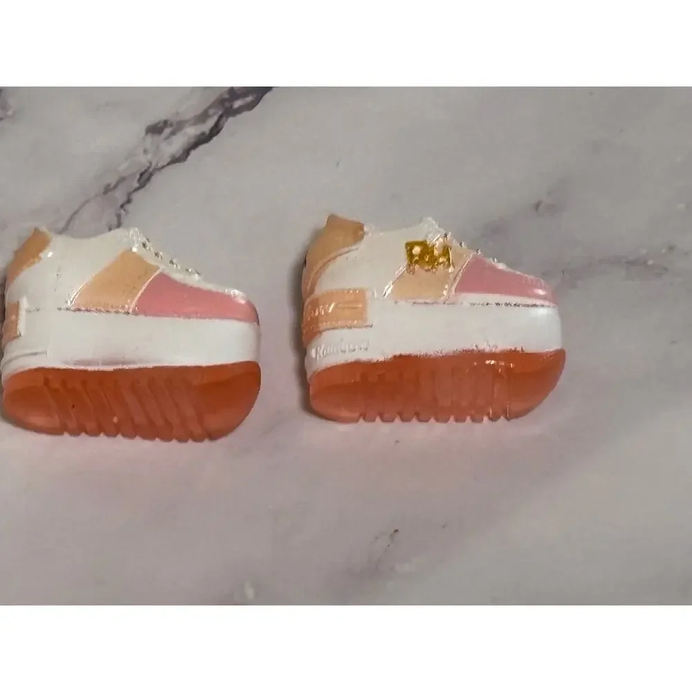 Rainbow High Georgia Bloom Series 3 Pink Peach Platform Shoes Sneakers